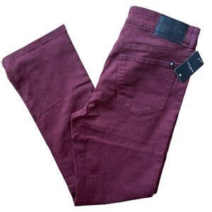NWT- 🍀 Lucky brand jeans - maroon - size 8 / 29 R